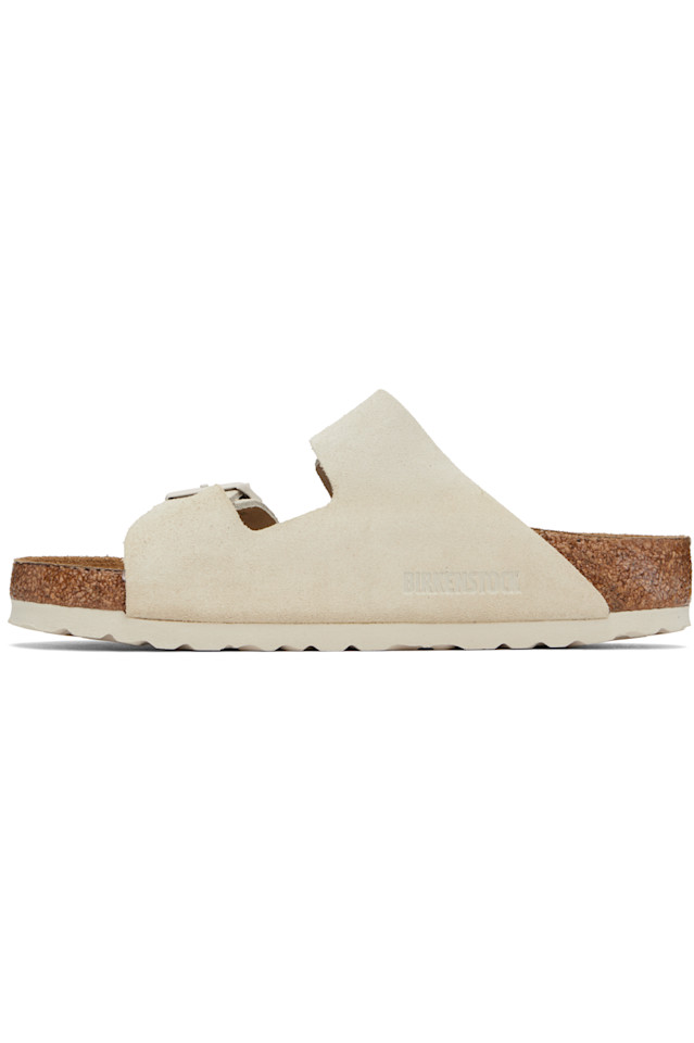 Регулярные сандалии Arizona с мягкой стелькой Birkenstock, белый — фото 3