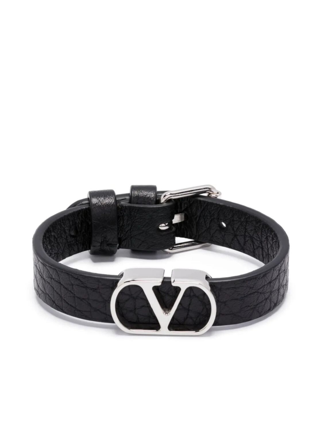 

Valentino Garavani браслет с логотипом VLogo Signature, серебристый