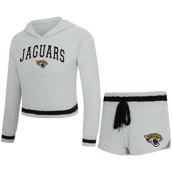 

Женский спортивный сет с капюшоном и шортами concepts sport gray jacksonville jaguars whitley Unbranded