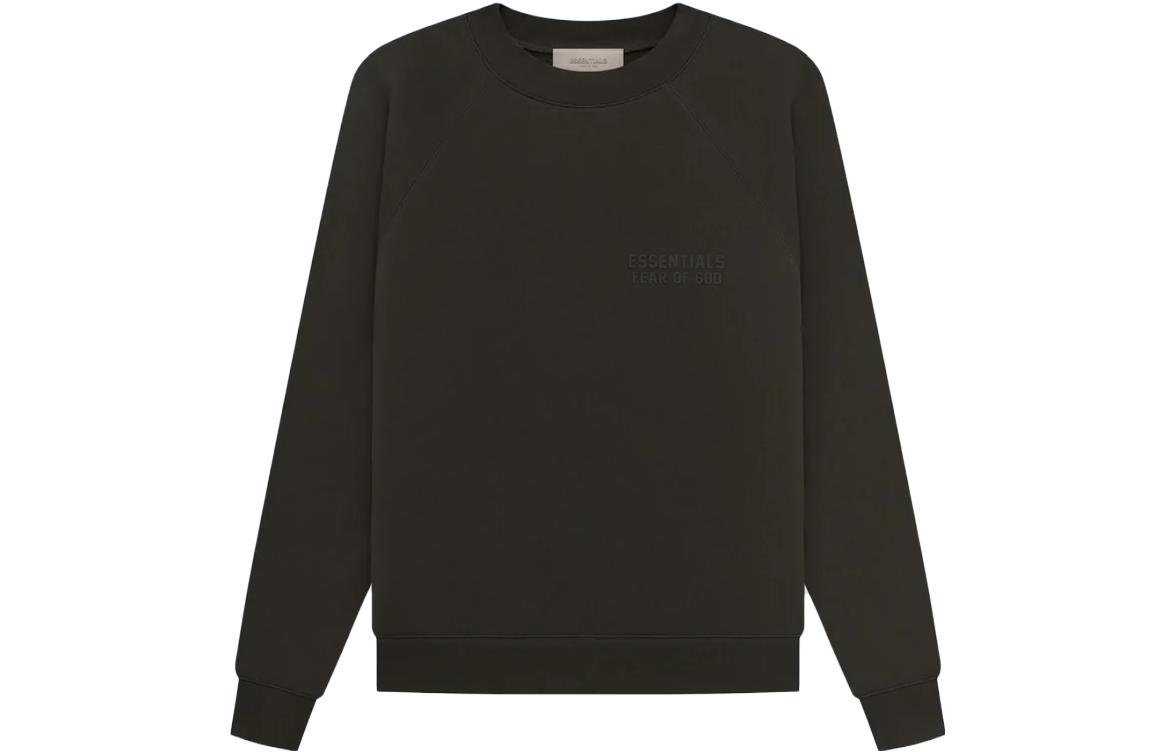 Свитшот с круглым вырезом Fear Of God Essentials, Светло-черный — фото 2
