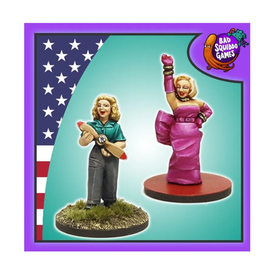 

Норма и Мэрилин, Women of WW2 - USA (28mm)