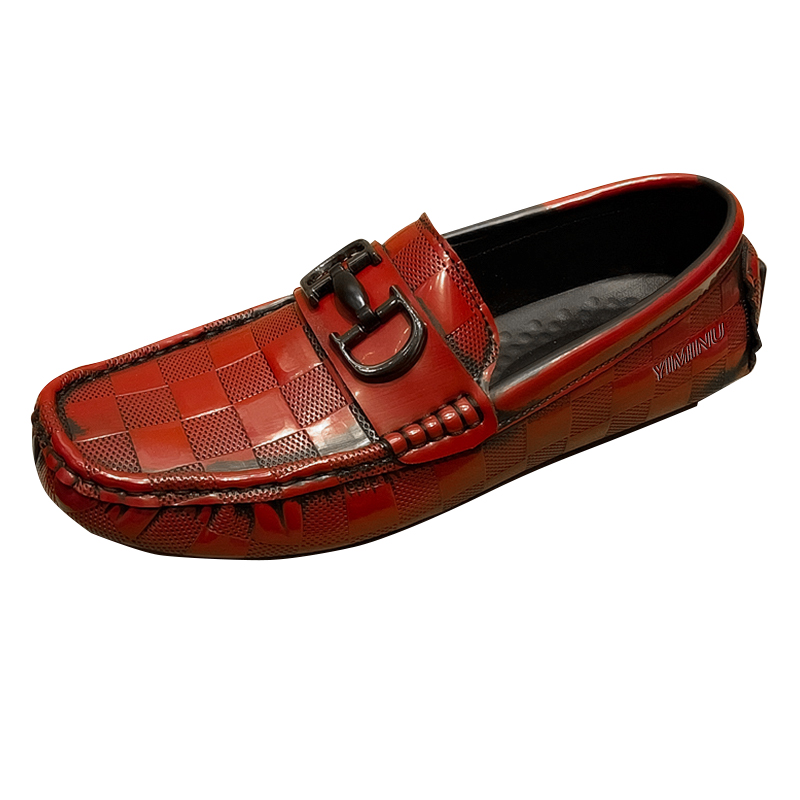 

Eminu Мужские повседневные кроссовки низкие черно-красные, цвет Red