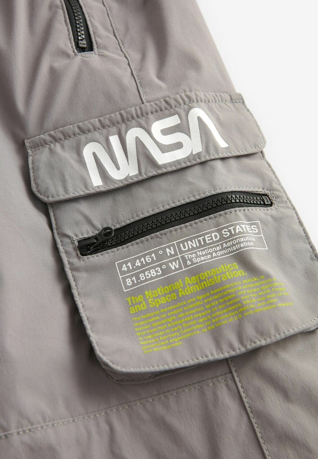 

Брюки с боковыми карманами Nasa -Regular Fit Next, серый