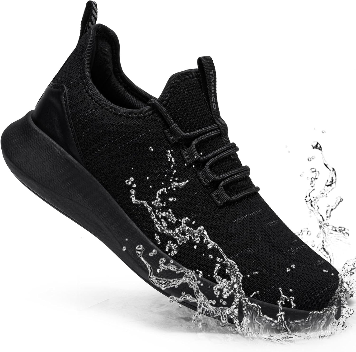 

Нескользящие туфли для мужчин слипоны кроссовки водонепроницаемые для повара, кухонная обувь, удобные, противоскользящие, для ресторана, черные Taquco