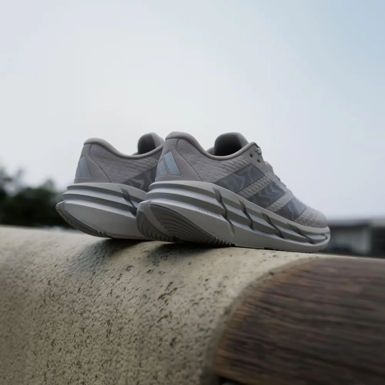 Кроссовки Adidas Adistar 3 W Reflective Unisex для бега, ID6170, серые — фото 4