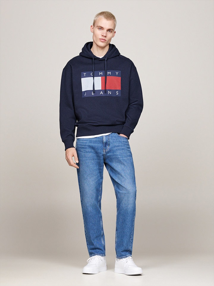 

Толстовка TOMMY JEANS, темно-синий