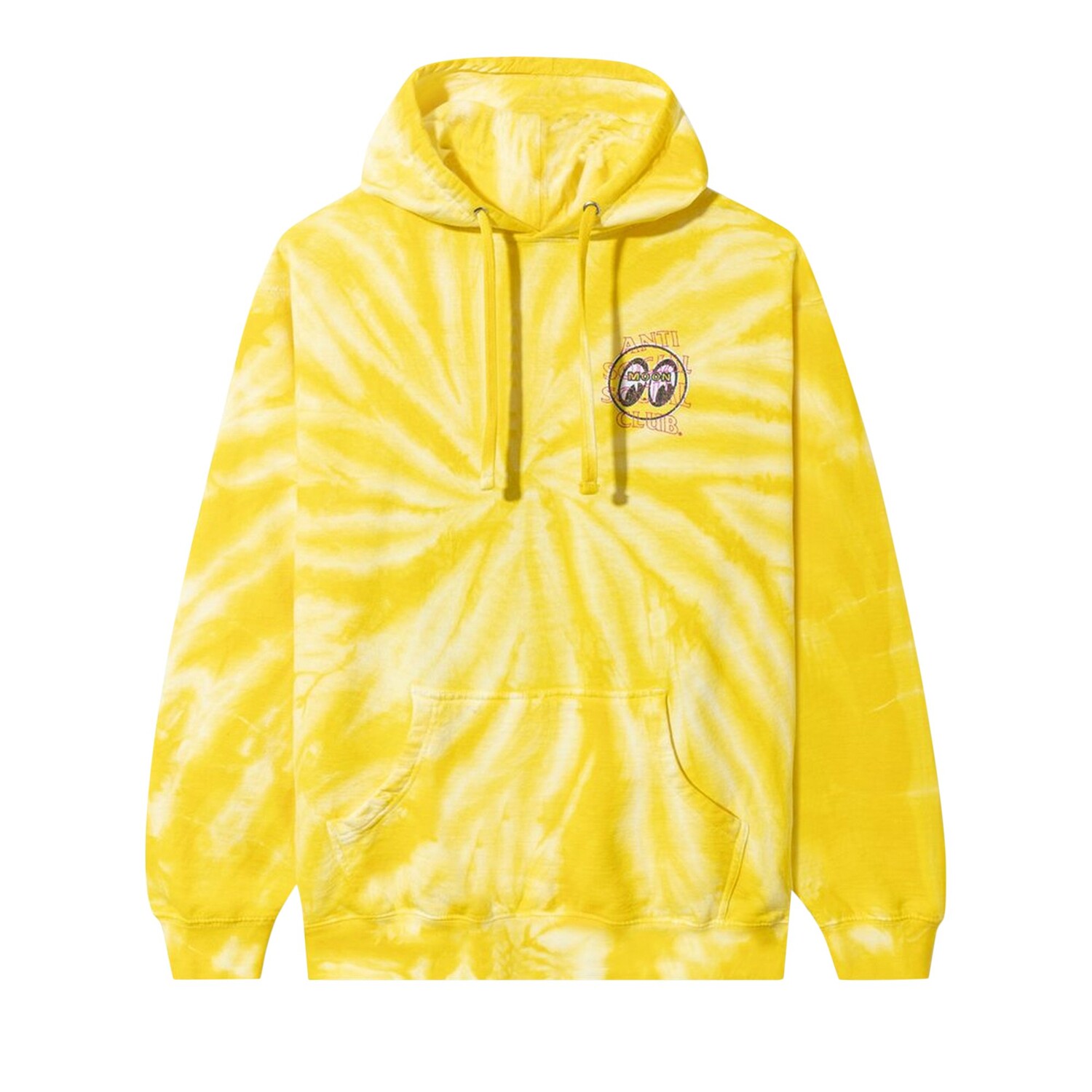 

Худи с блестками Crossfire Anti Social Social Club x Mooneyes Yellow Tie Dye