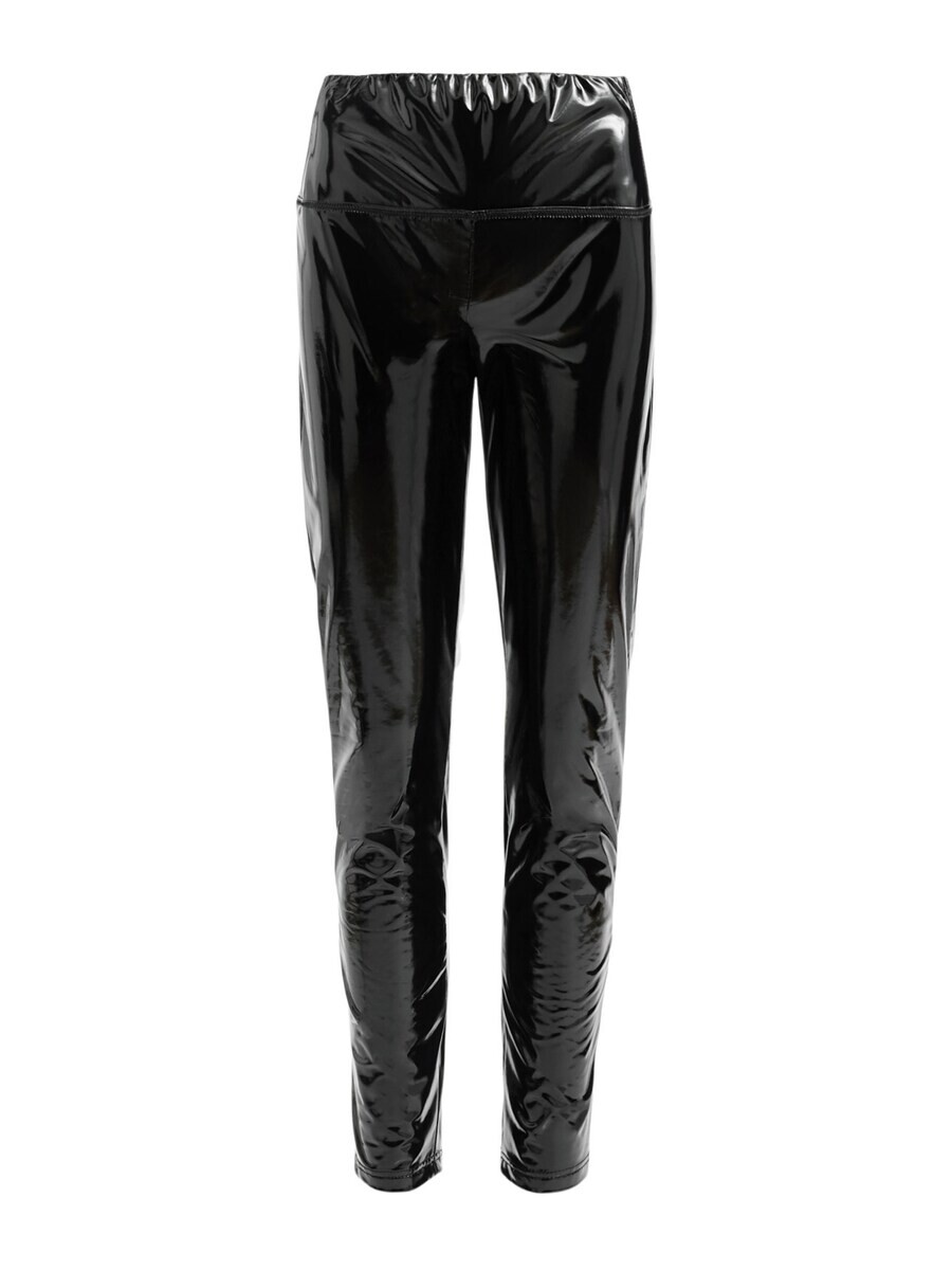 

Кожаные штаны AllSaints Skinny Leggings, черный