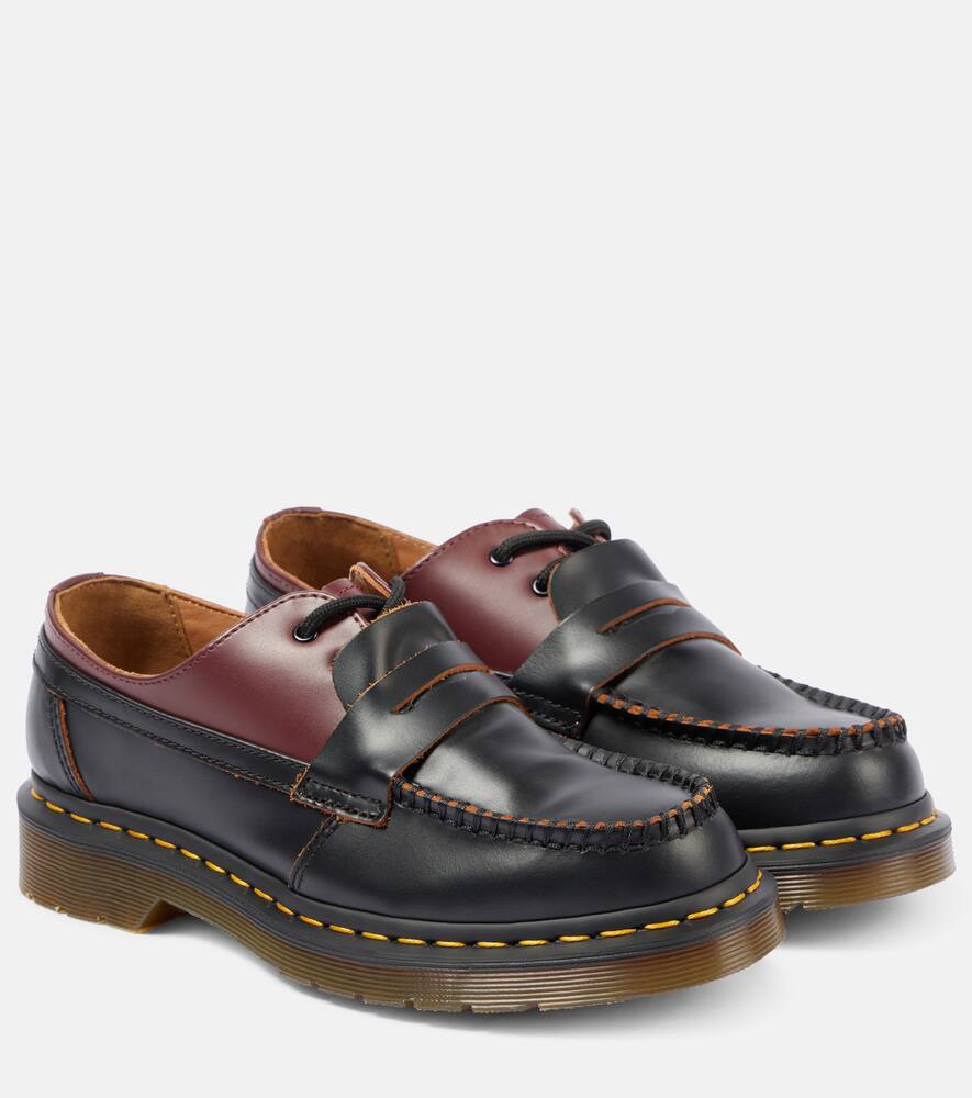 Dr. Martens 1461 кожаные лоферы MM6 Maison Margiela, Black/Oxblood