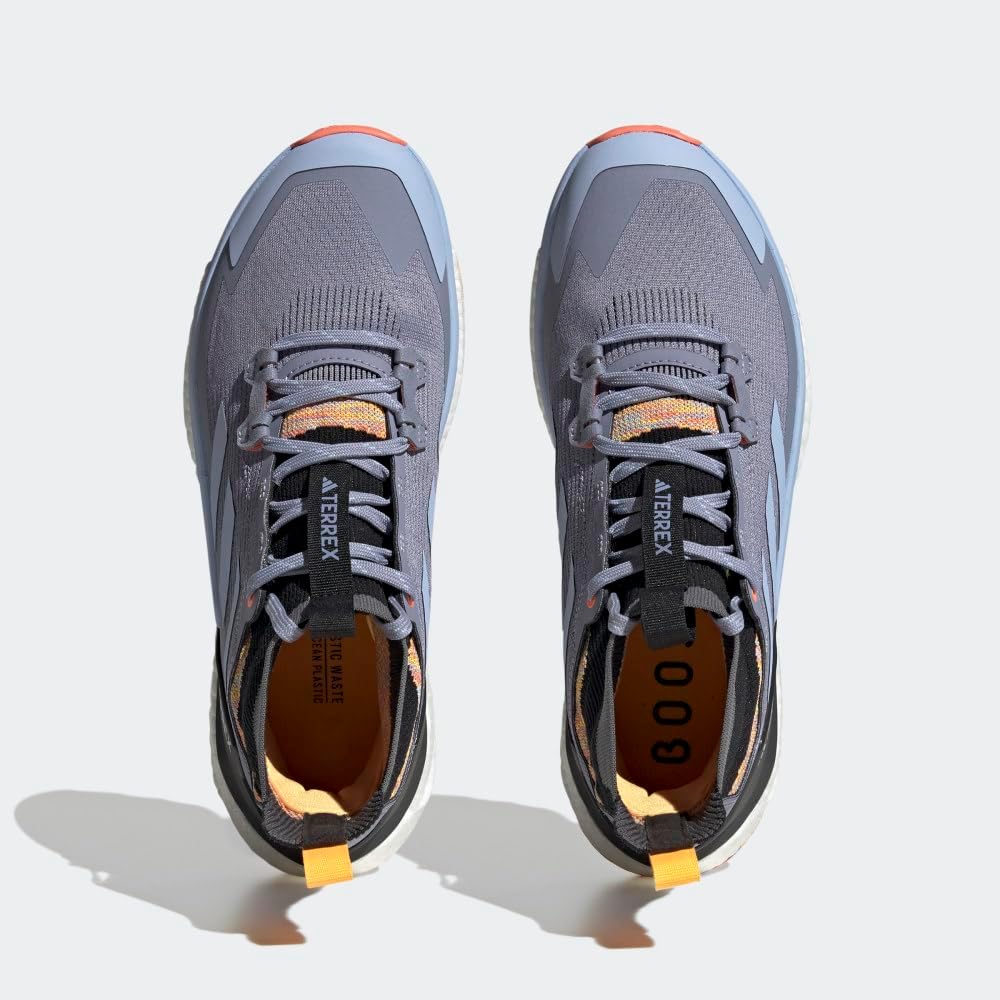 Мужские походные кроссовки adidas Terrex Free Hiker 2, черный/фиолетовый/голубой — фото 4