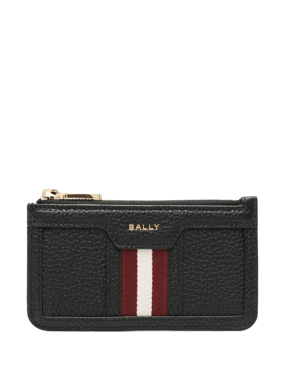 

Держатель для карт на молнии в полоску Bally, черный