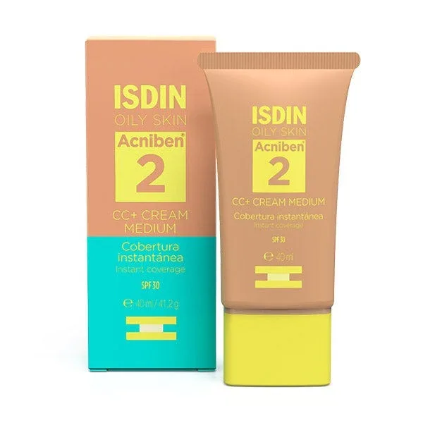 Маска для лица Isdin — CC+ Cream Acniben SPF30, Medium