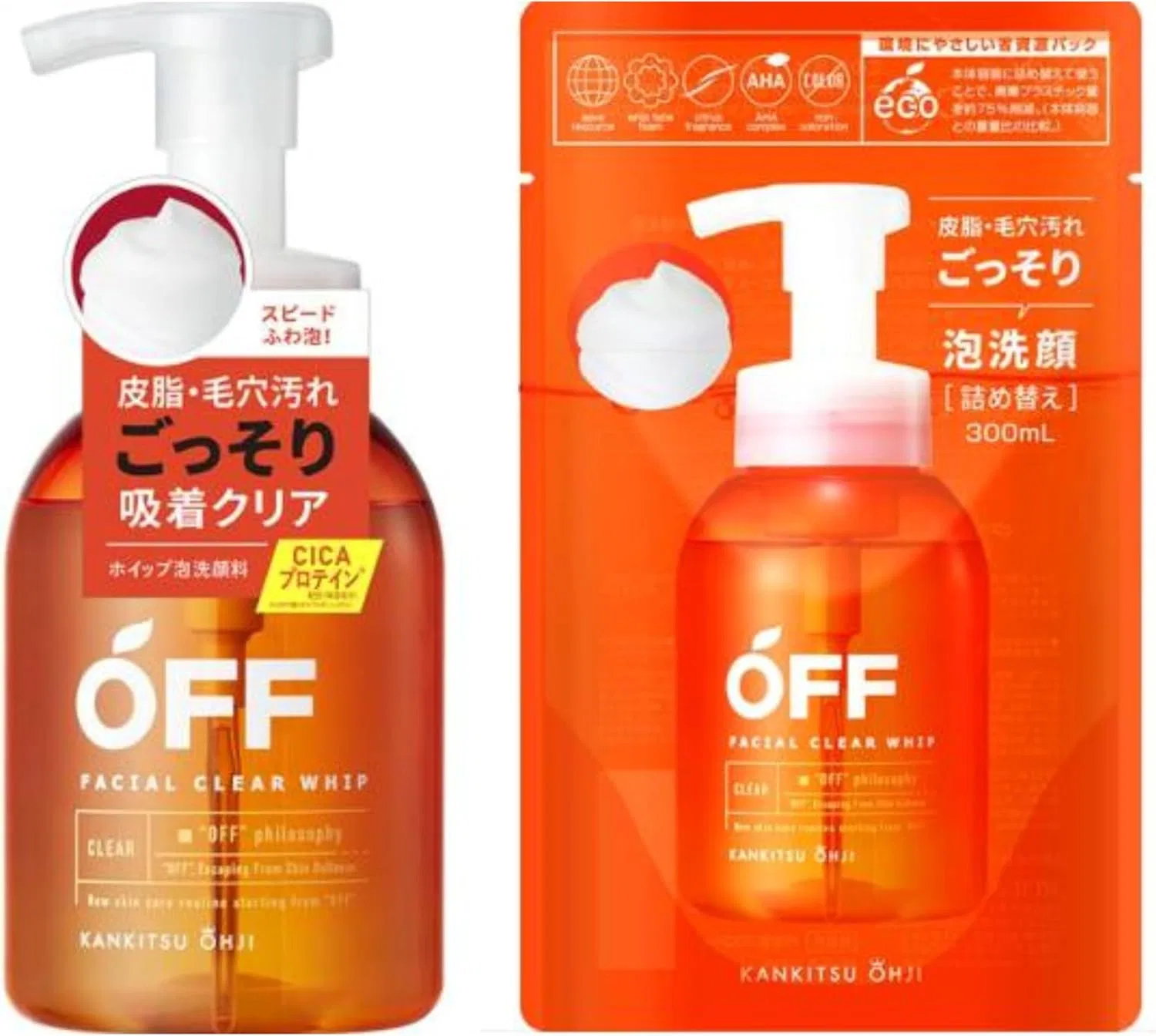 Набор для ухода за кожей Citrus Prince Facial Clear Whip + Refill, 2 предмета, для мужчин