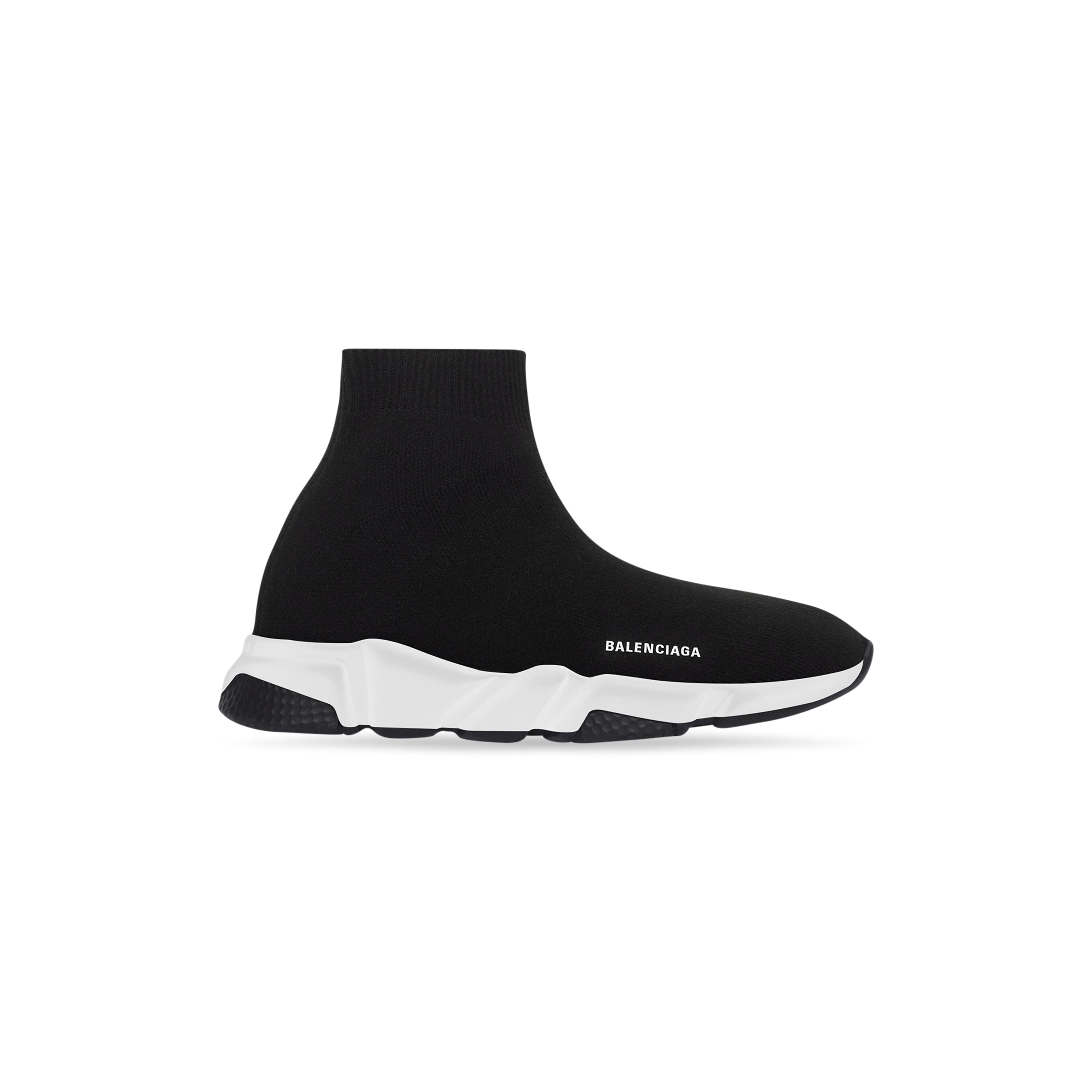 

Детские кроссовки Speed Recycled Knit BALENCIAGA, черный/белый