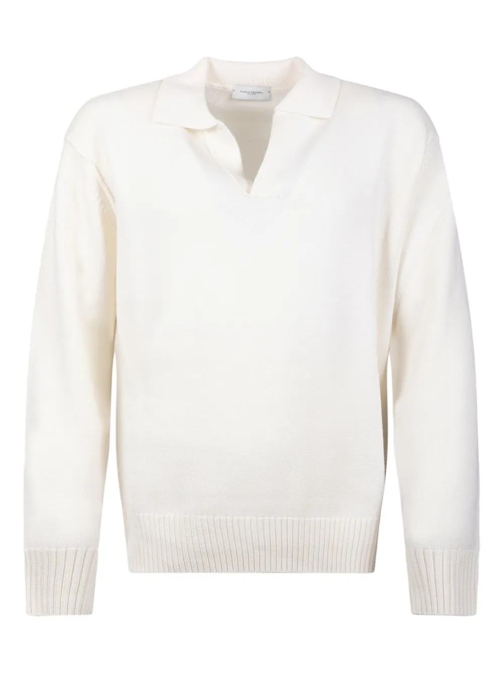 

Свитер с воротником поло Paolo Pecora, нейтральный