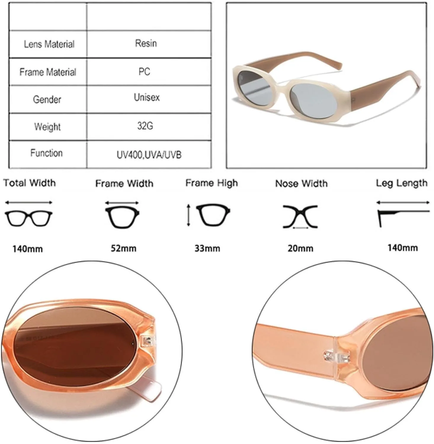 

Солнцезащитные очки с защитой от УФ-излучения UV400 | Женские, желейные, красно-синие, для занятий спортом на открытом воздухе и вождения LXLHWN, Jelly Gray Gray
