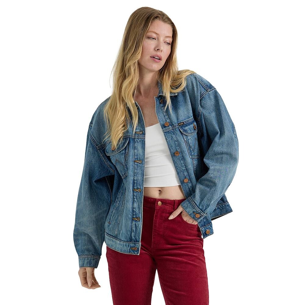 

Женская джинсовая куртка Wrangler Girlfriend, цвет Mojave Blue