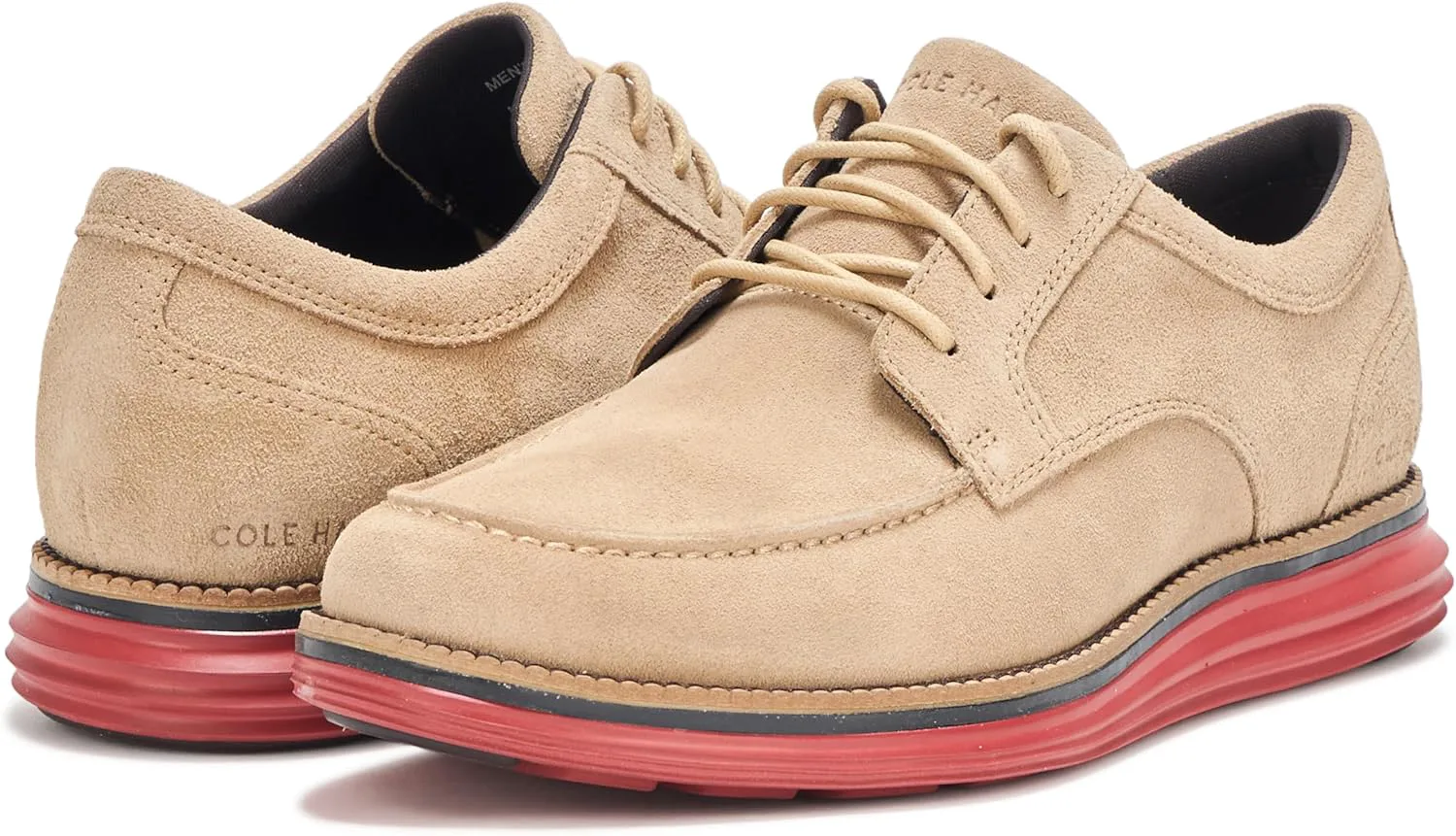 Мужские туфли Cole Haan Originalgrand Meridian с закрытым носком, бежевый — фото 4