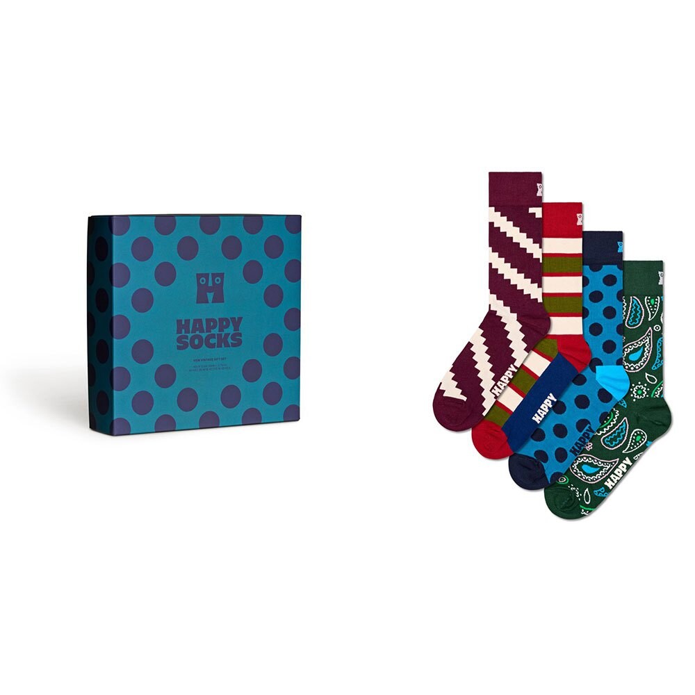 

Носки Happy New Vintages Gift Set Half long 4 шт, разноцветный