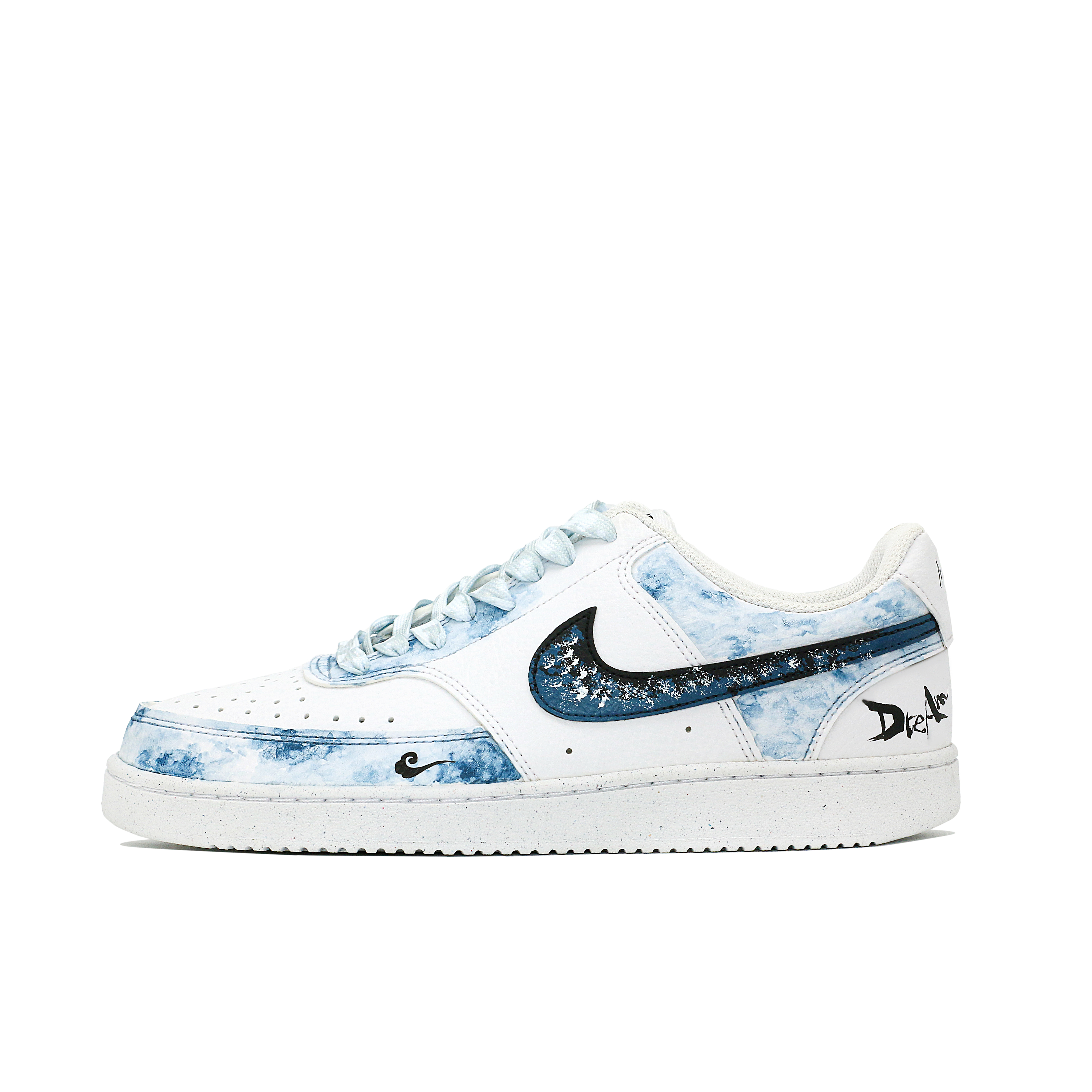 

Nike Низкие противоскользящие кроссовки для скейтборда Court Vision 1, мужские, темно-синие