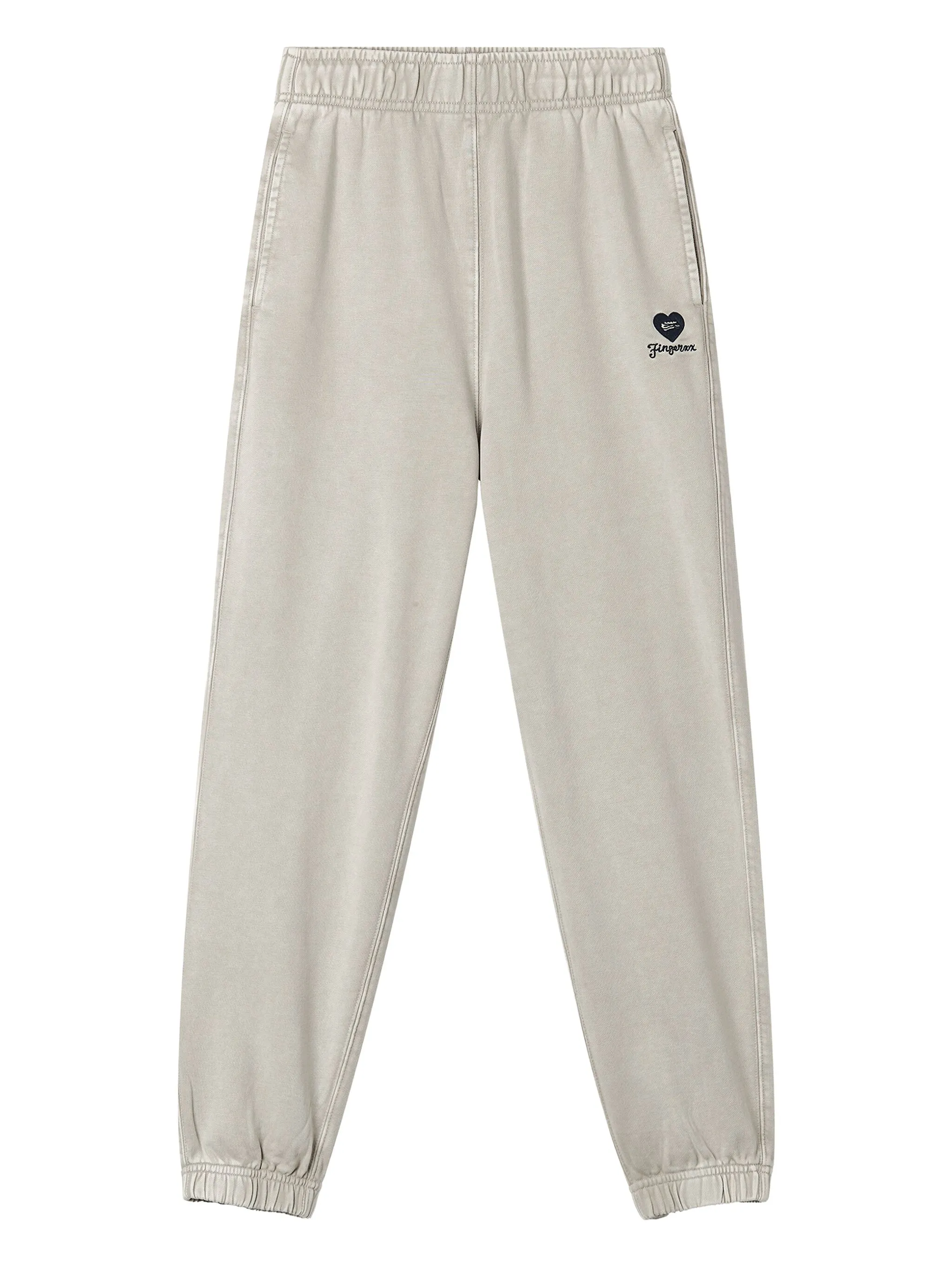 

Брюки с вышивкой и манжетами Fingercroxx, нейтральный