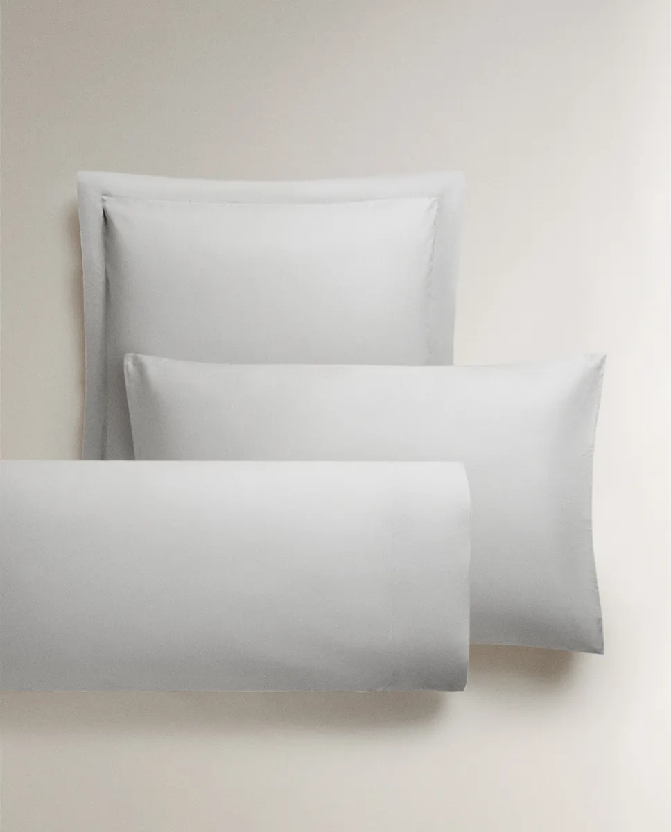 

(200 нитей) наволочка из хлопкового перкаля Zara Home, серый