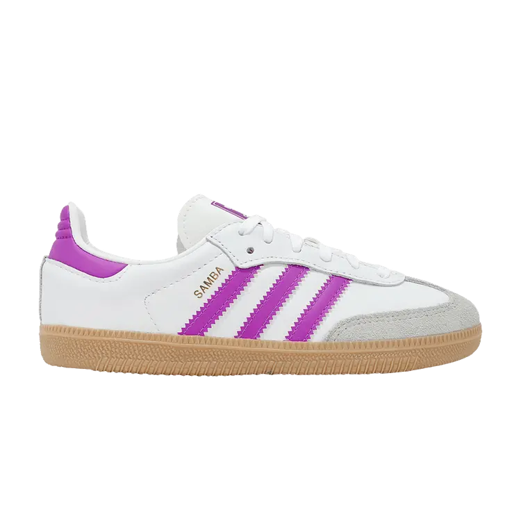 

Кроссовки Samba OG C 'White Purple Burst Gum', белый