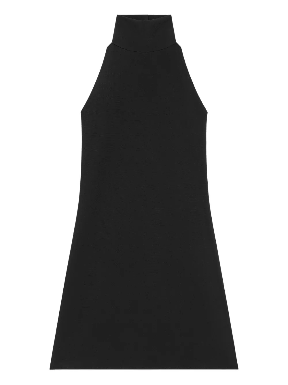 

Платье мини с вырезом халтер Courrèges, черный