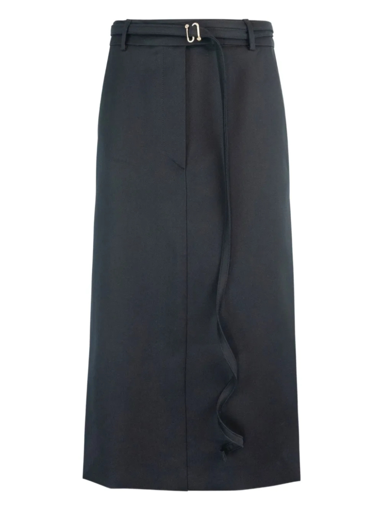 

Юбка миди с поясом Sportmax, черный