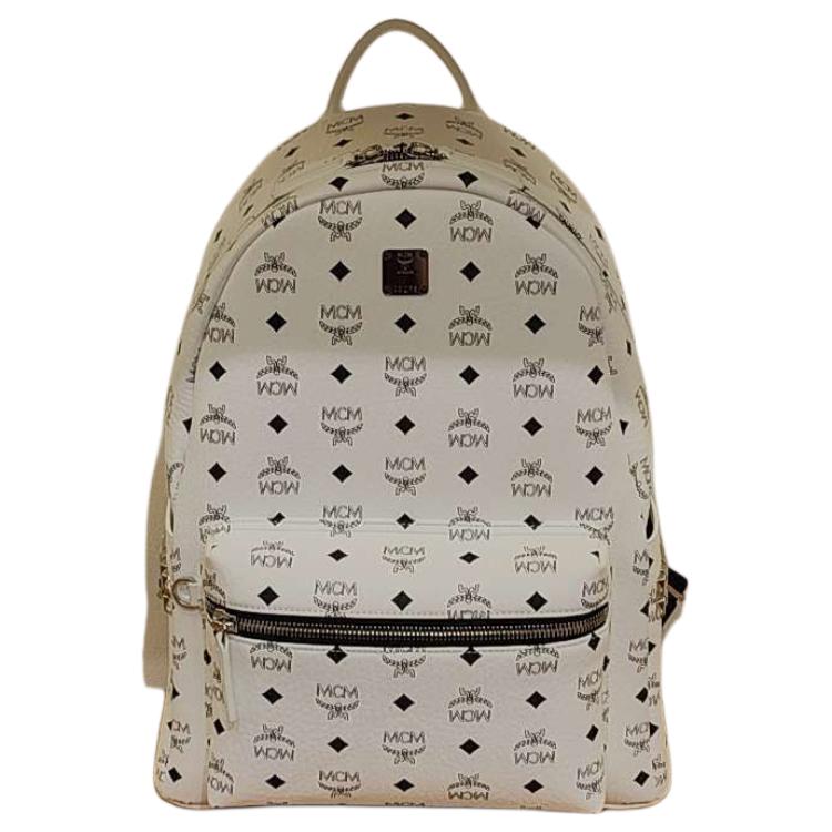 

MCM Рюкзак Stark с отделкой из кожи наппа, средний размер, унисекс, белый