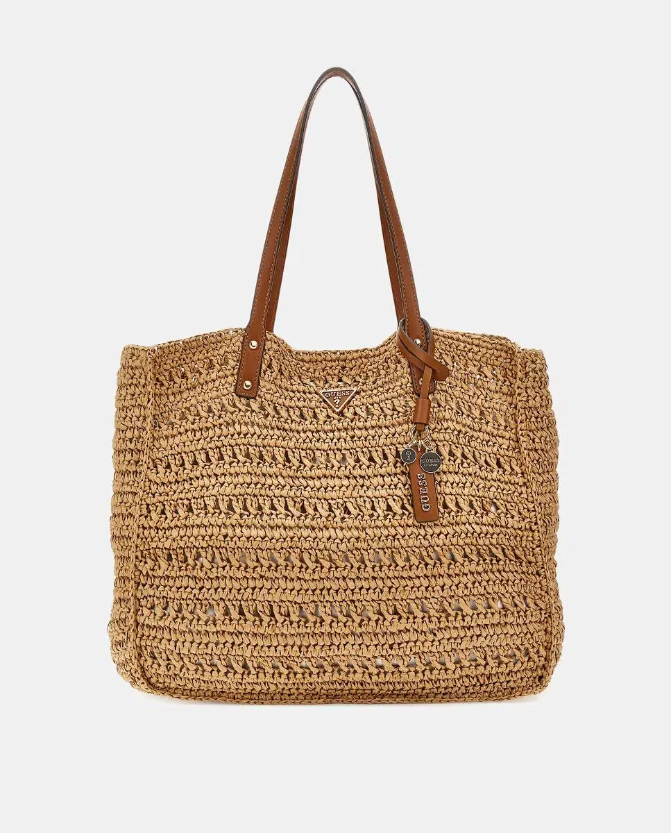 

Мужская сумка-тоут с магнитной застежкой и карманом для мелочей Guess, светло-коричневый