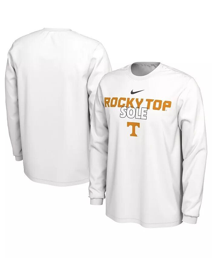 

Мужская белая футболка с длинным рукавом Tennessee Volunteers On Court Nike