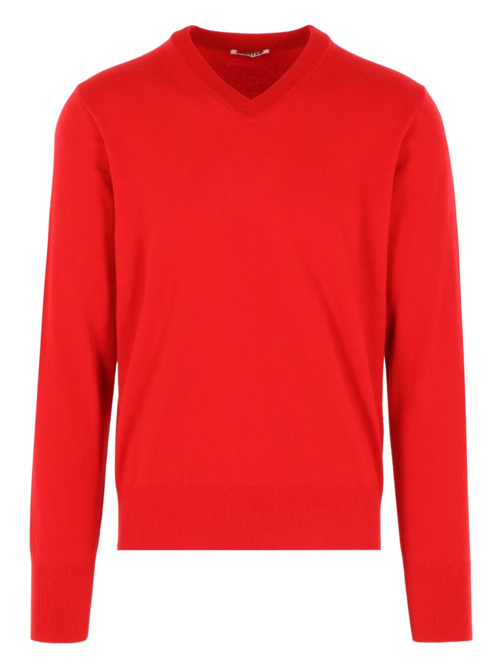 

Свитер с V-образным вырезом Auralee, красный