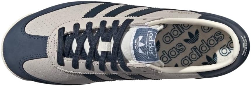 Мужские кроссовки adidas SL 72 Rs на шнуровке, синие, кремовые — фото 4