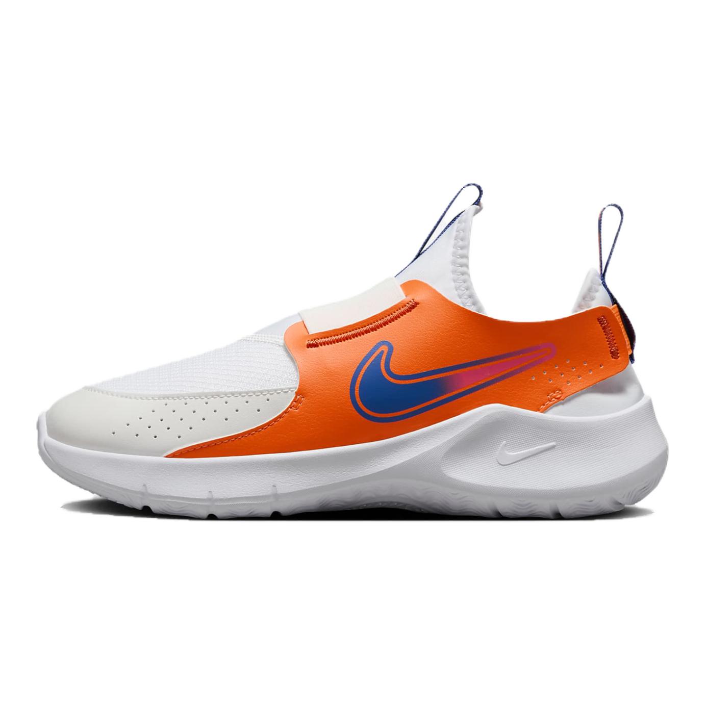 

Nike Flex Runner 3 Anti Slip Wear Resistant Low Top детские беговые кроссовки белый оранжевый