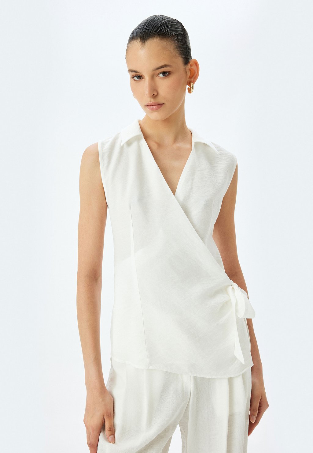 

Топ SLEEVELESS - Blouse Koton, кремовый