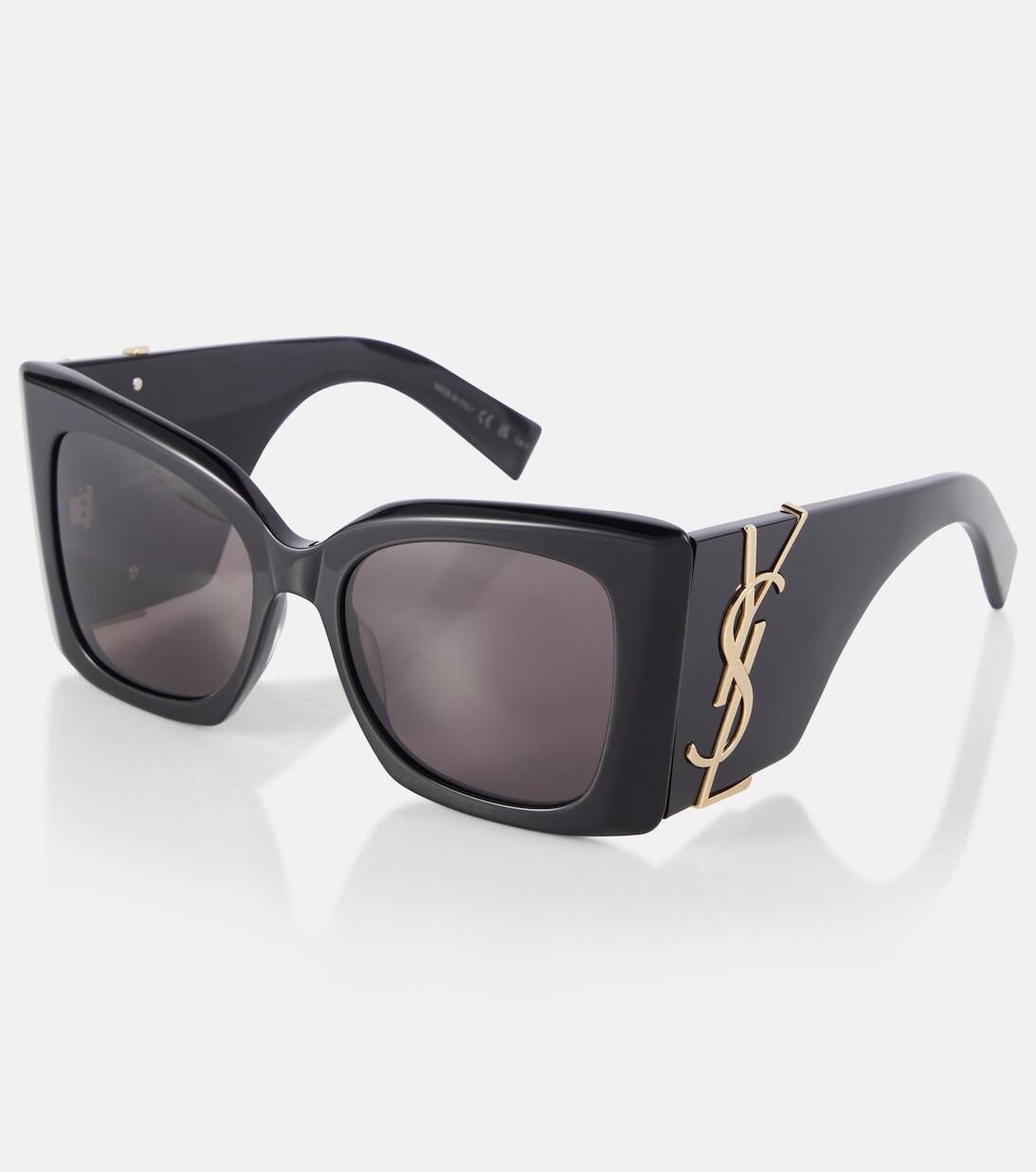 

Большие солнцезащитные очки SL M119 Blaze Saint Laurent, черный