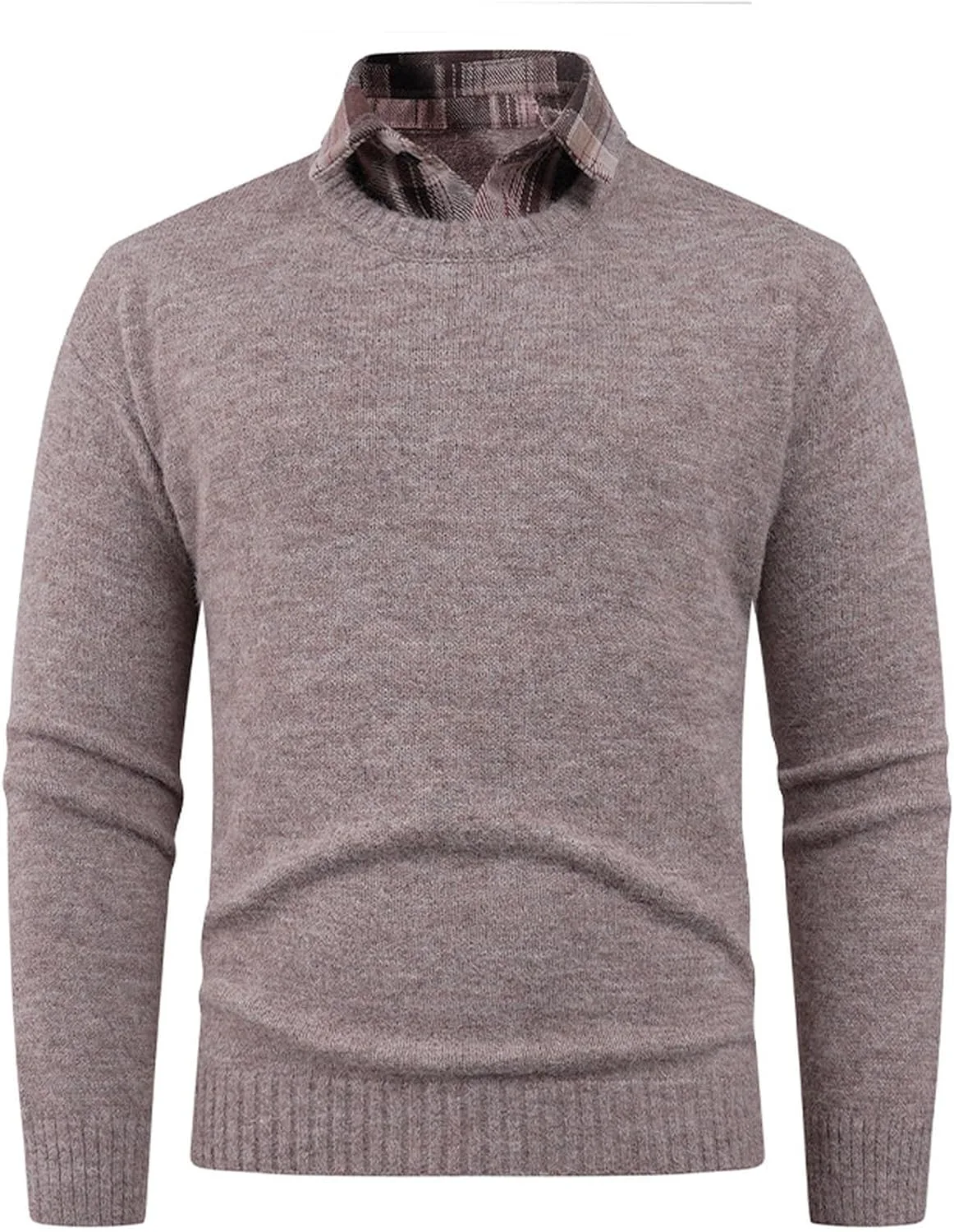 Мужской свитер с круглым вырезом Classic Fit