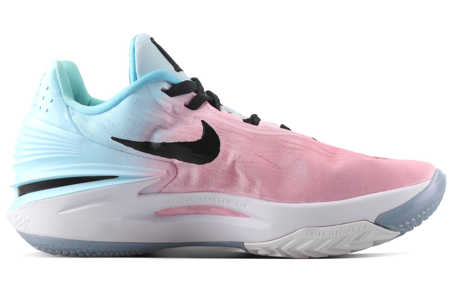 

Баскетбольные кроссовки Air Zoom G.T. Cut 2 Basketball Shoes Men Low-top Pink Blue Nike