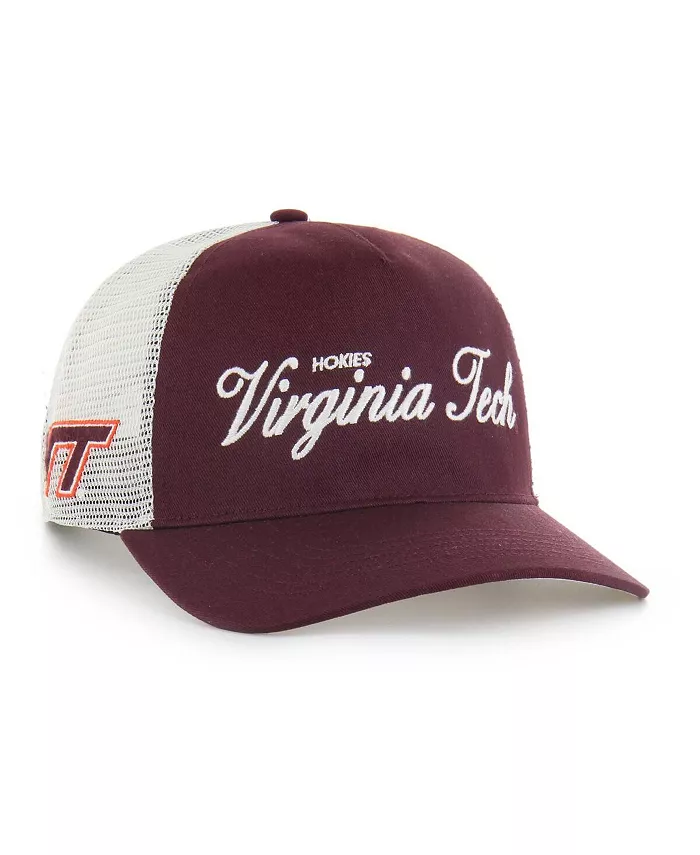 

Мужская и женская кепка Maroon Virginia Tech Hokies Contemporary Basics Foundation Trucker Hitch Adjustable '47 Brand