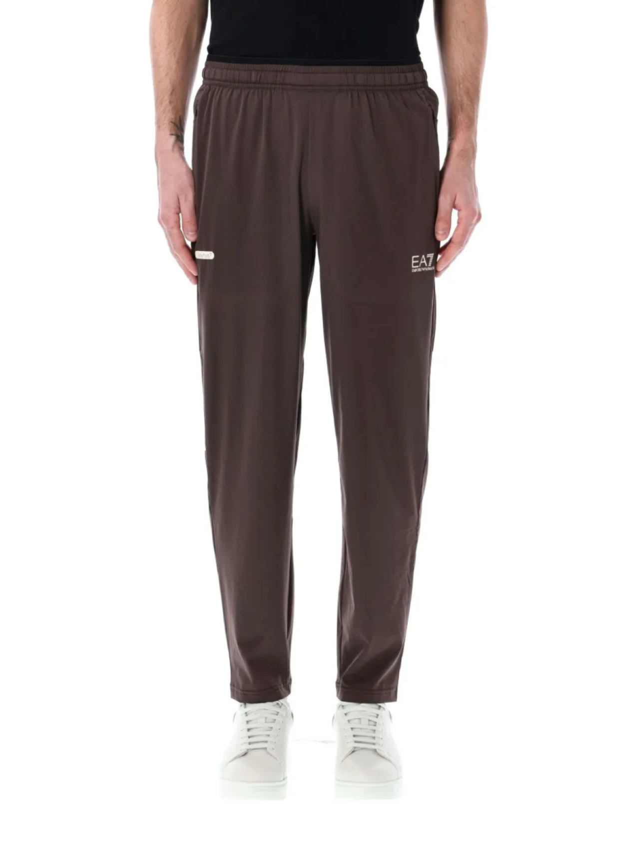 

Спортивные брюки с логотипом Ea7 Emporio Armani, коричневый