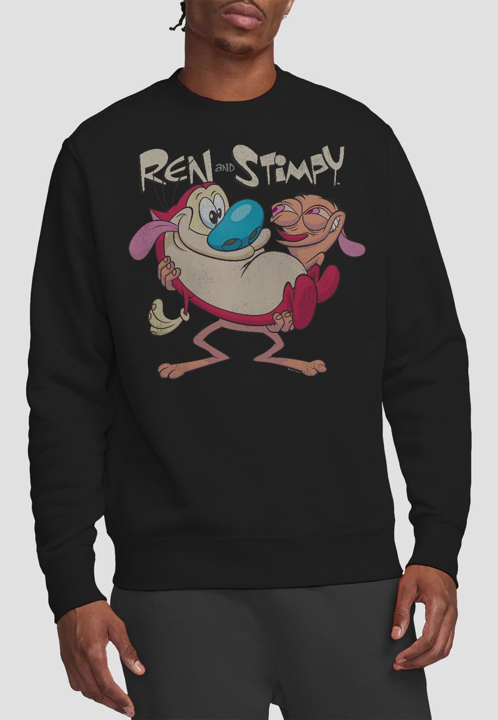 

Толстовка REN AND STIMPY TWO OF A KIND Cotton Soul, черный