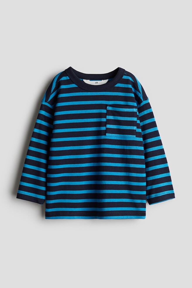 

Рубашка с длинным рукавом H&M, синий