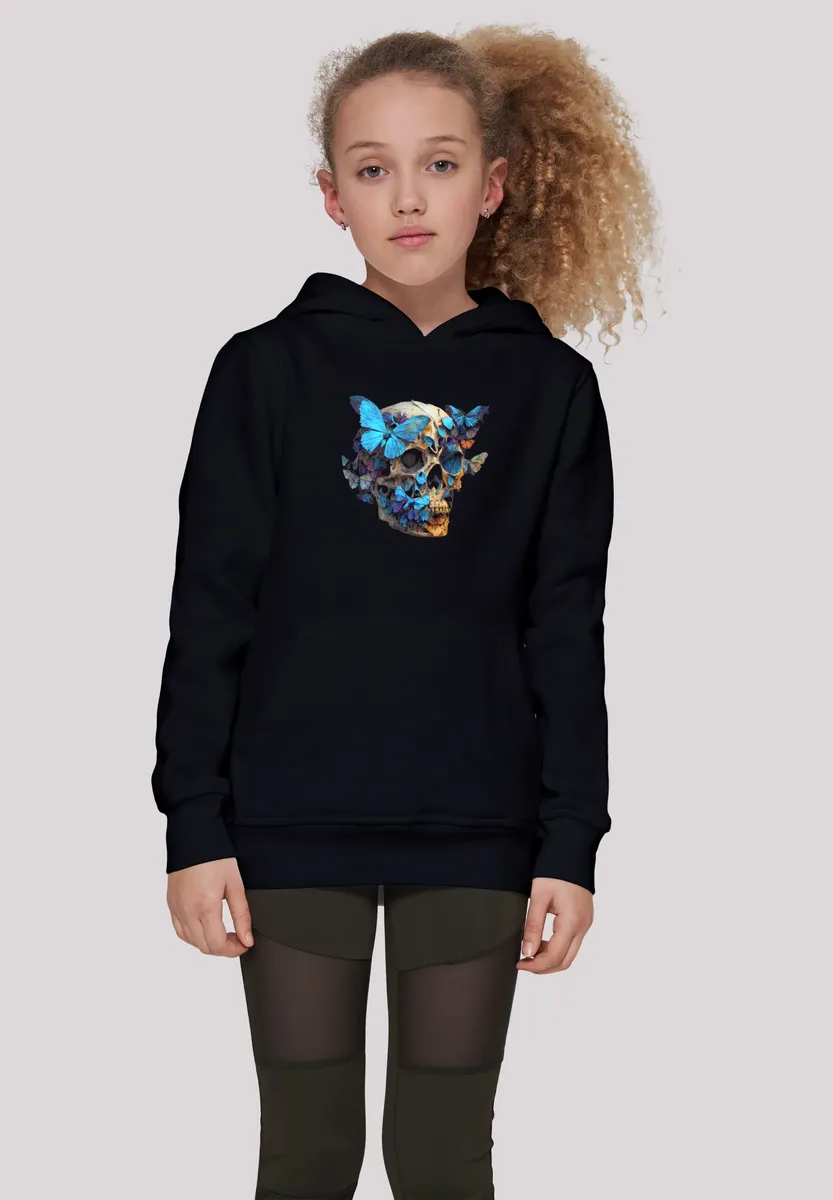 

Толстовка F4NT4STIC "Butterfly Skull HOODIE UNISEX", принт, черный