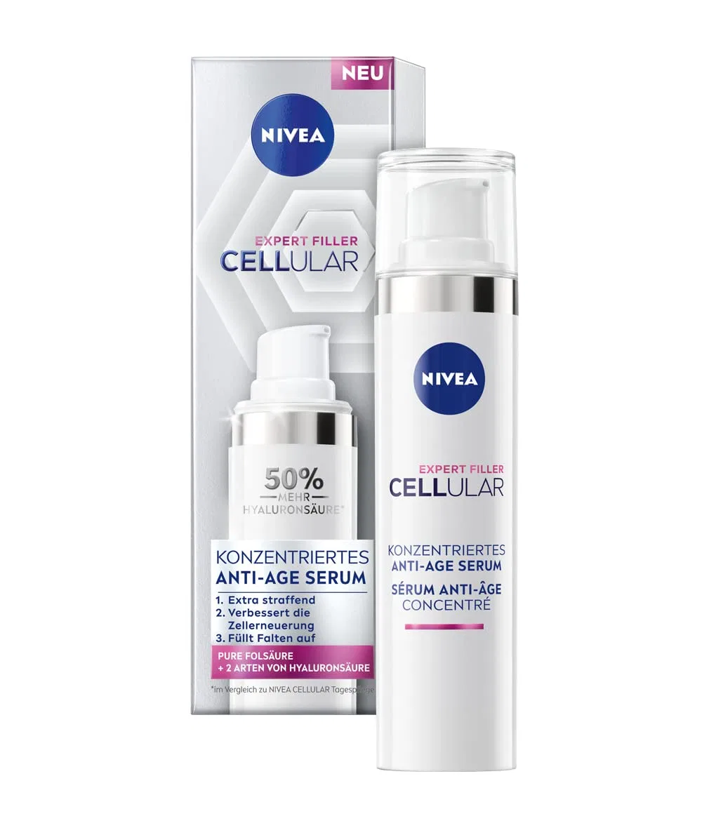Сыворотка Beiersdorf — Концентрированная антивозрастная для лица «Cellular Expert Filler» от NIVEA