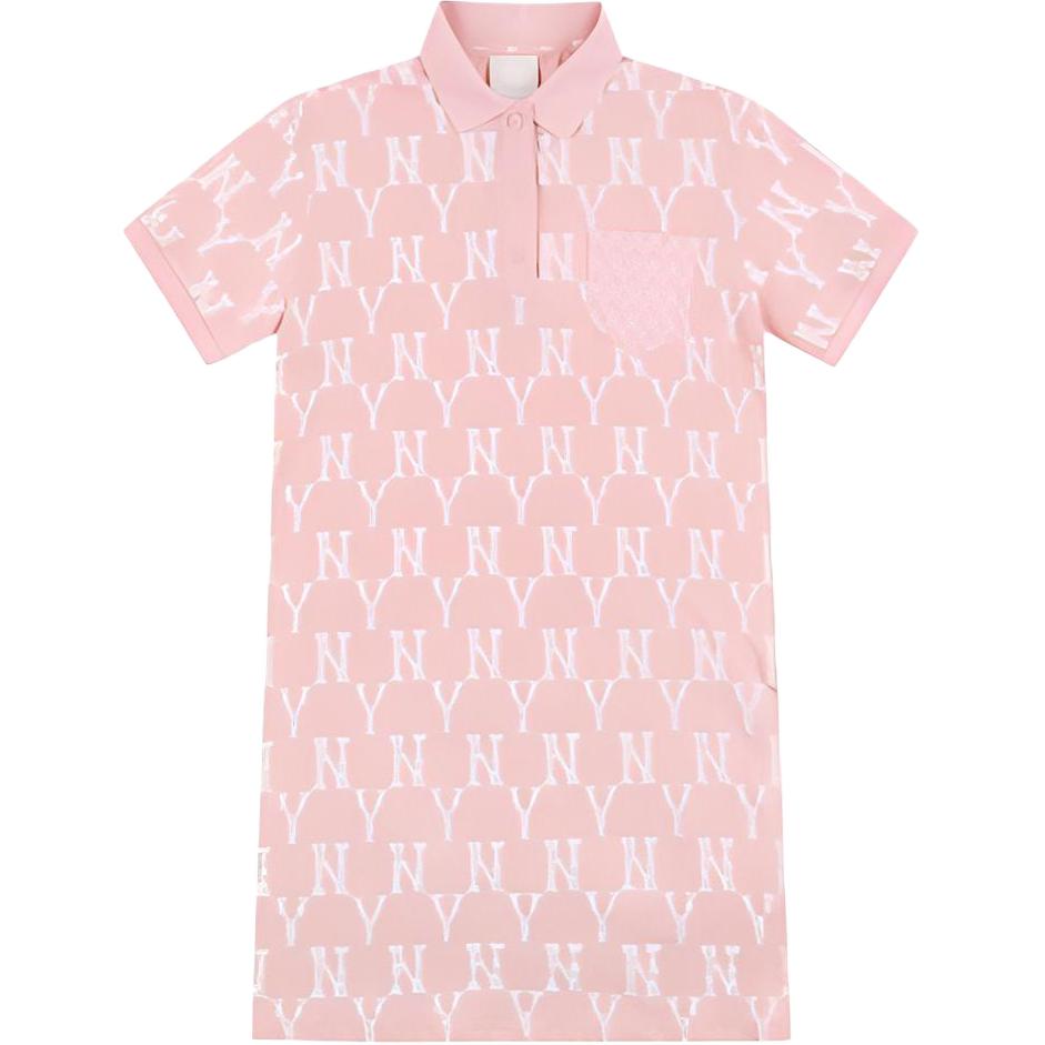 

MLB Женское розовое платье с короткими рукавами