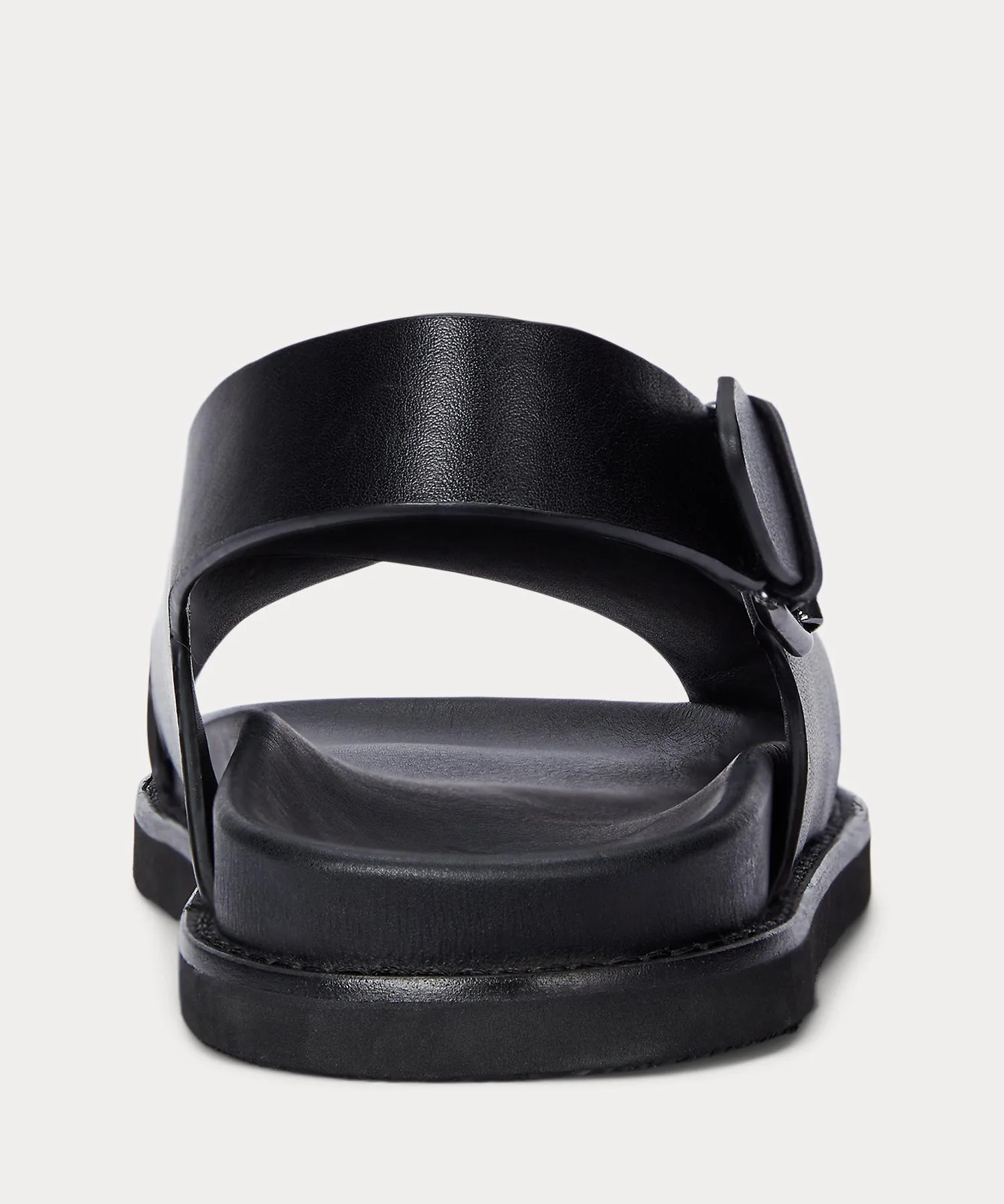 Мужские кожаные сандалии Zane POLO RALPH LAUREN чёрные — фото 3