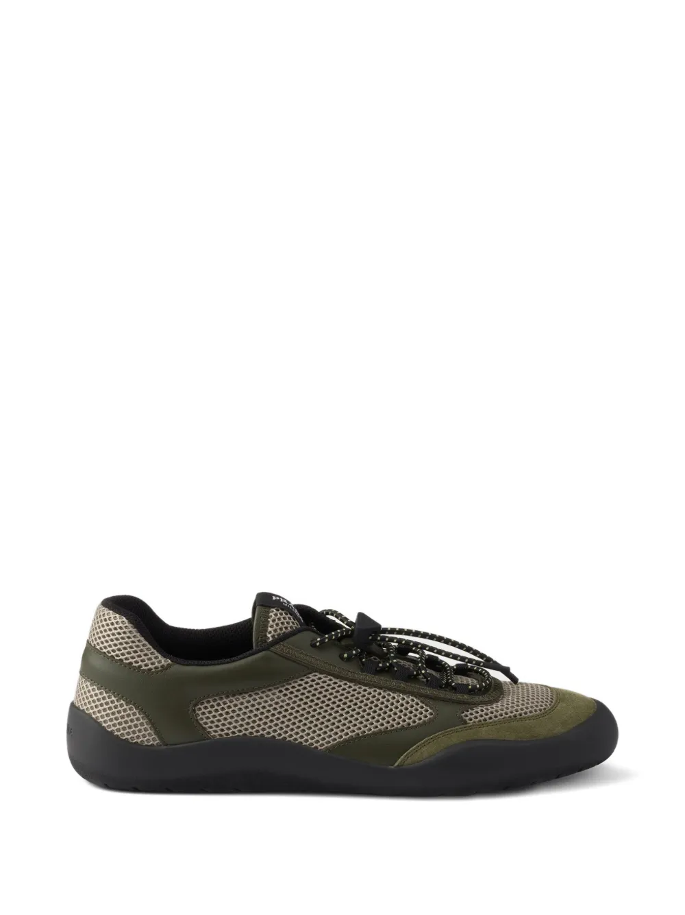 Кроссовки speedrock из сетчатого материала Prada, зеленый