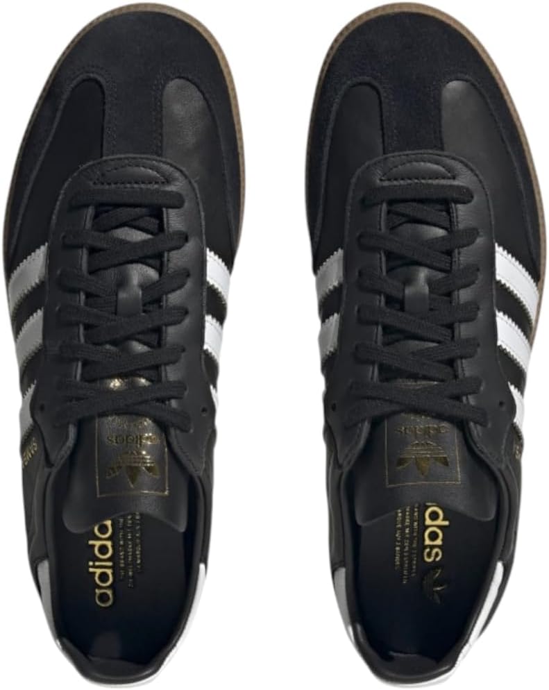 Мужские кроссовки Adidas Originals Samba Decon из кожи, черный — фото 4