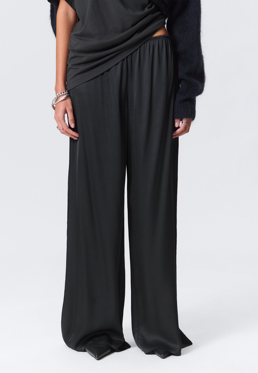 

Брюки Weekday DRAPED WIDE-LEG TROUSERS, Dark Grey/Grey